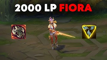 How to Carry Like a 2000 LP Fiora OTP - Secret Tips & Tricks