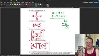 Practice Problems with Lewis Structures