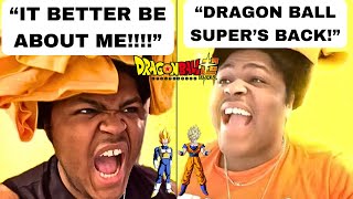 GOKU AND VEGETA ANNOUNCE DRAGON BALL SUPER