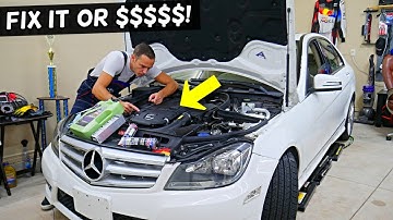 MERCEDES NOISE RATTLE ON COLD START W204 W205 W211 W212 W213 GLC GLA CLA GLE