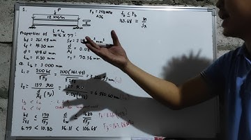 Laterally Unsupported Beam Problem No. 1