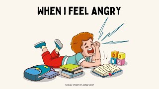 Social Story - When I Feel Angry By Ansn Shop