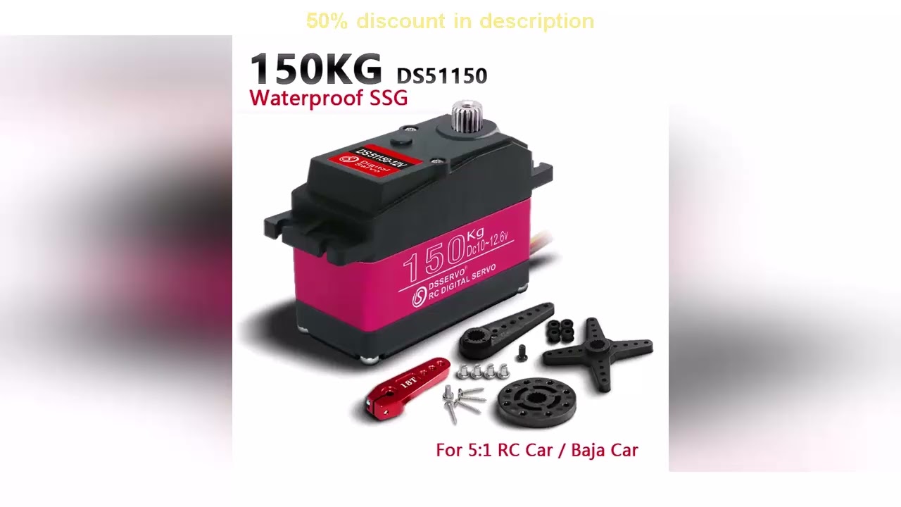 Latest Products You Must Know! 1X 12V servo 150Kg baja 5B 1/5 DS51150 high torque Digital Servo f
