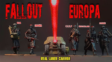 I have KITBASHED Dudes with gasmasks and a real LASER GUN for Fallout