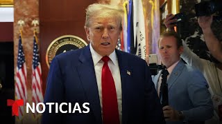 Trump convoca a la prensa a la mañana siguiente del veredicto en su contra | Noticias Telemundo