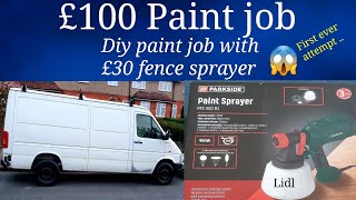 Diy hand painted my van with Parkside electric spray gun Total cost £100 by LT_TOMMY  14,467 views 1 year ago 9 minutes, 14 seconds