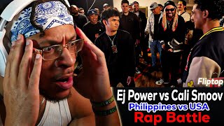 EJ Power (FlipTop) vs Cali Smoov I This Battle Was Brutal!!