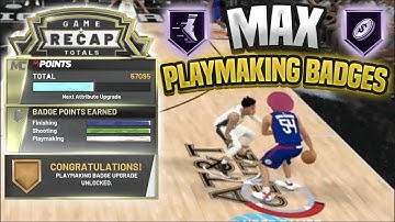 *BRAND NEW* QUICKEST WAY TO GET ALL PLAYMAKING BADGES in UNDER 1 HOUR! NO GLITCH NBA 2K20