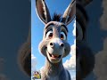 "Donkey's Funniest Reactions! 😂🐴 | Try Not to Laugh! #Shorts"