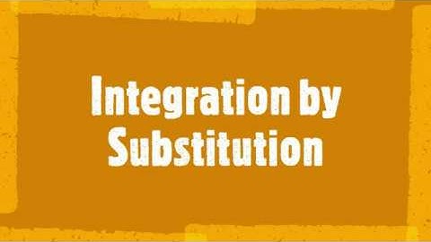 MAT183 - Integration by Substitution (Part 2)