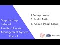 Build a Courier Management System (Part 1) - Step by Step tutorial - Laravel