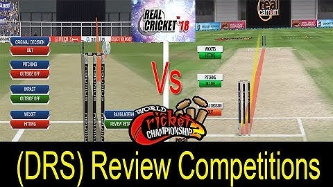 Real Cricket 18 Vs World Cricket Championship 2 Competitions