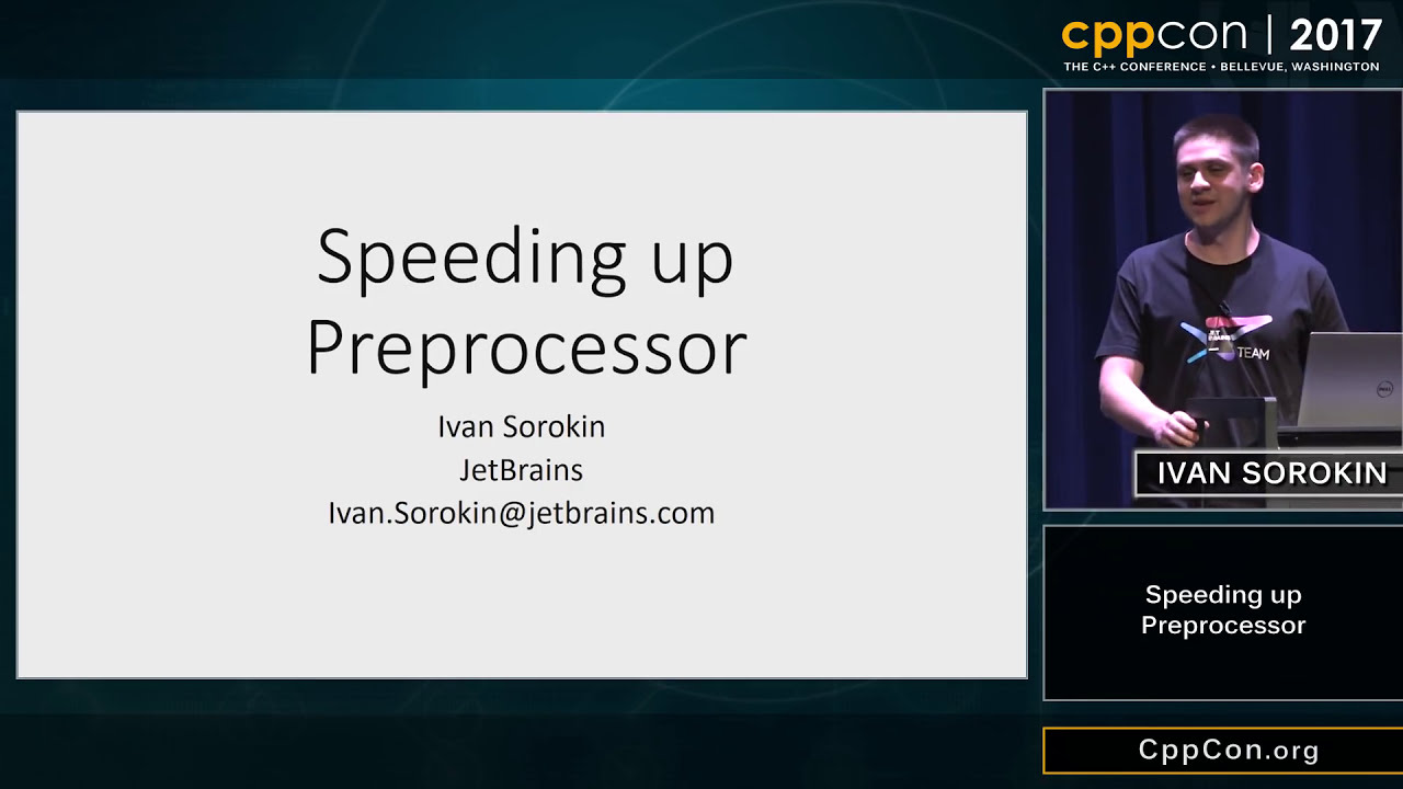 Speeding up Preprocessor - Ivan Sorokin [ CppCon 2017 ] - YouTube