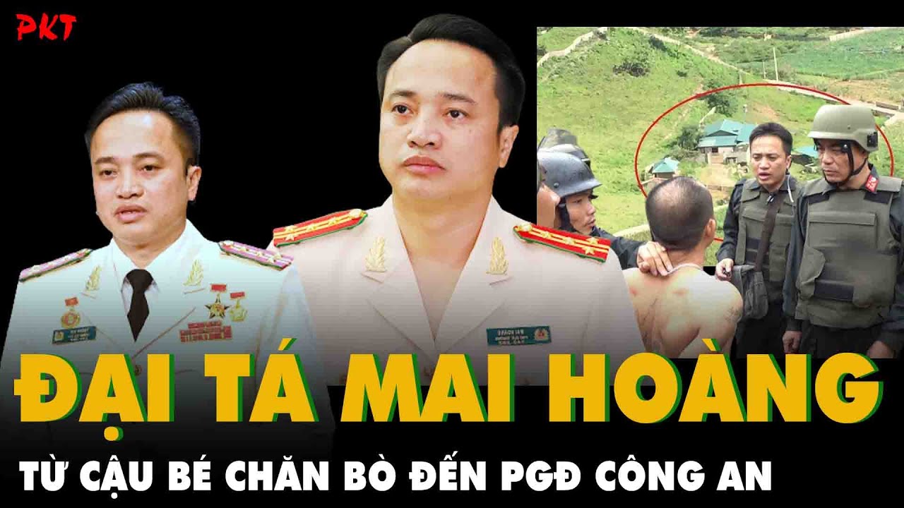 Tiểu sử LẪY LỪNG Đại Tá Mai Hoàng: Xuất phát từ CẬU BÉ CHĂN BÒ đến Phó Giám đốc Công An TP.HCM | PKT