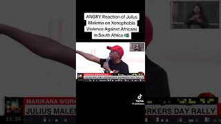ANGRY Reaction of Julius Malema on Xenophobia Violence Against Africans in South Africa »