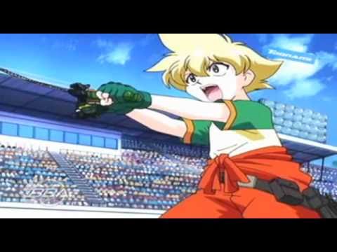 Beyblade G-Revolution - Max vs Emily & Rick vs Michael