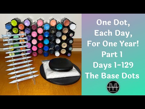 365 Day Dot Mandala Stone Tutorial for Learning & Relaxation