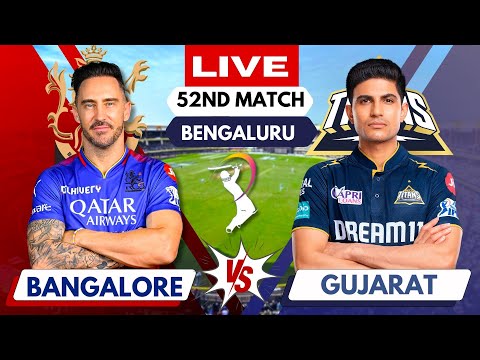 Live: Bengaluru vs Gujarat, Match 52 