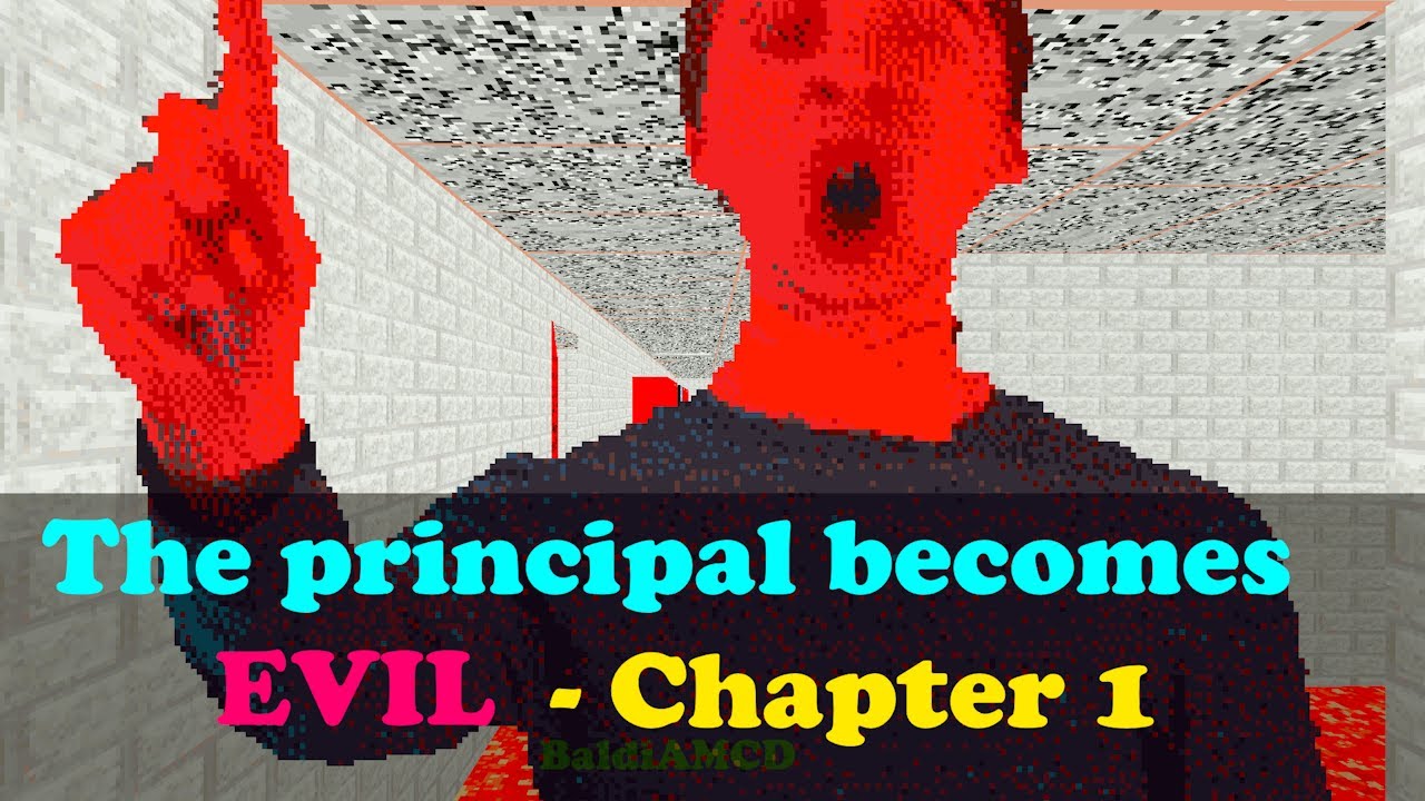 Principal Goes Evil Chapter 1 - Baldi's basics decompiled mod