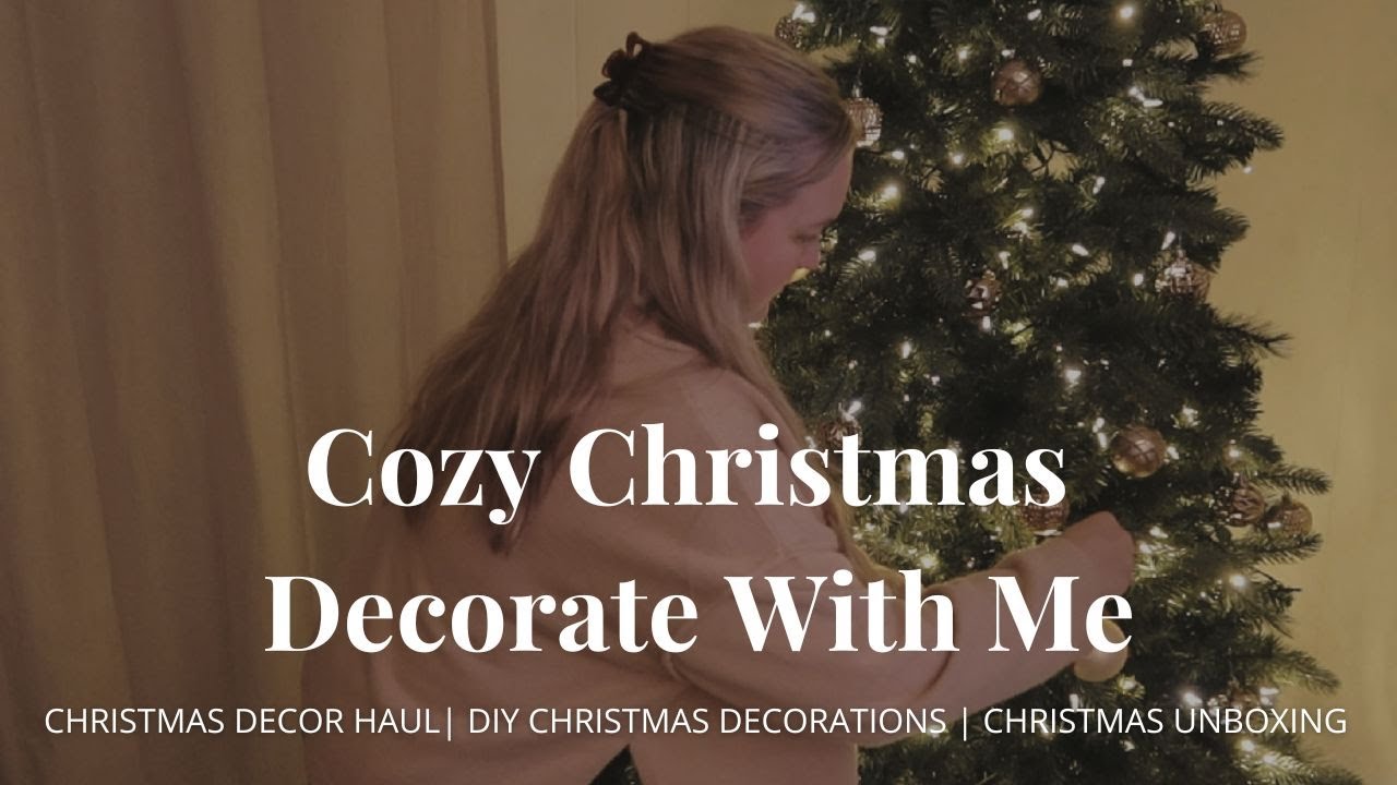 Christmas Decorate With Me | Christmas Decor Haul | DIY Christmas Decorations | Christmas Unboxing