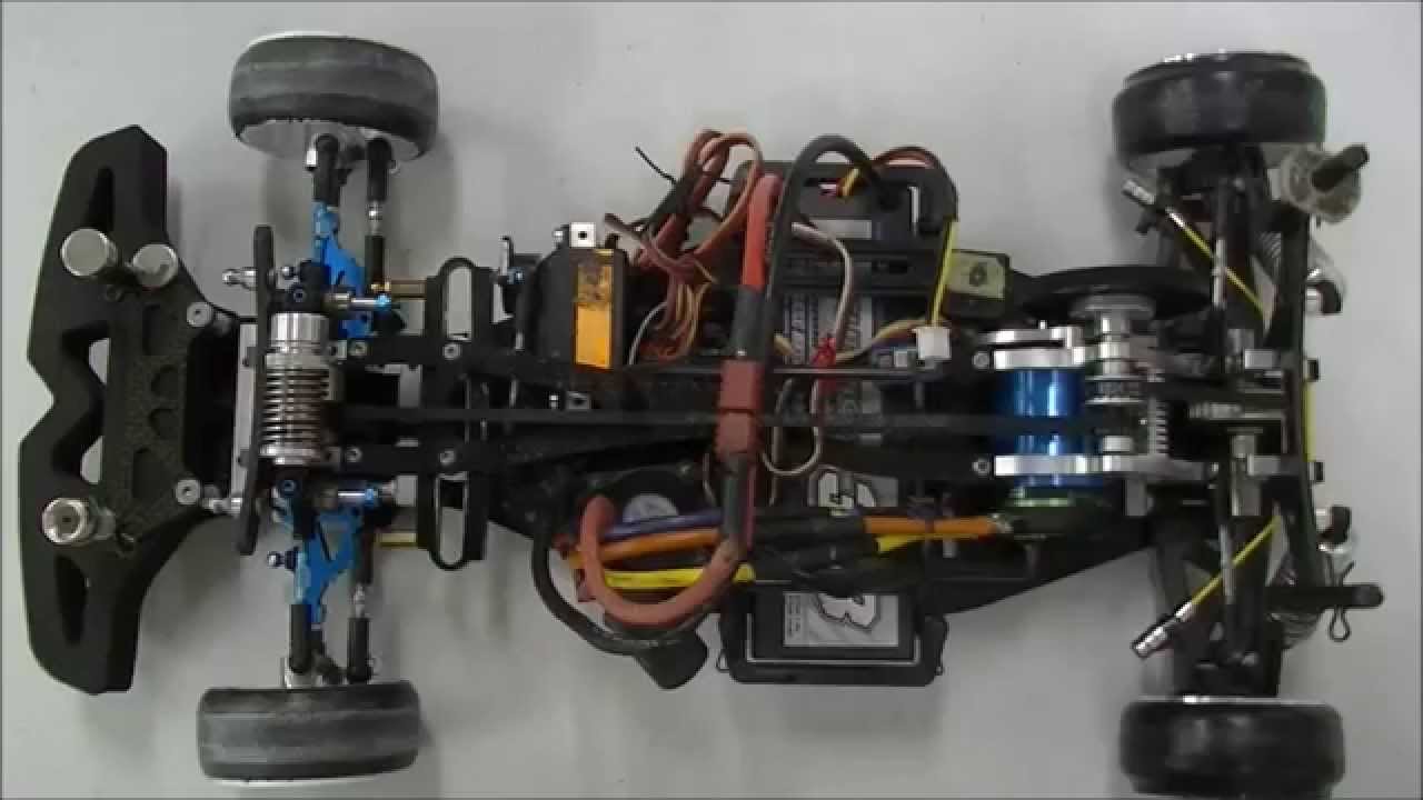 2WD ラジドリ ニューシャーシ タミヤ TRF414M RWD DRIFT RC setting