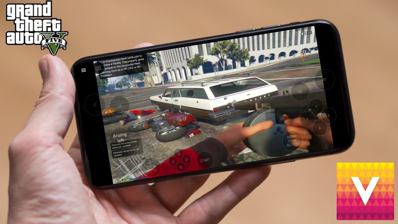 Playing GTA V FPS on Mobile Using Vortex - GTA 5 Android Gameplay - YouTube