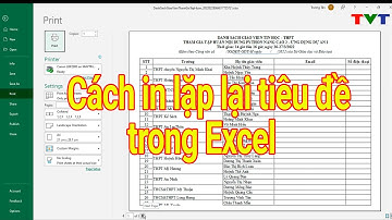 Cách in lặp lại tiêu đề trong Excel đơn giản nhất | Thủ thuật tin học