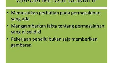 Algoritma Deskriptif