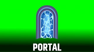 Portal Green Screen Video Green Screen Chroma Key Content For Creators