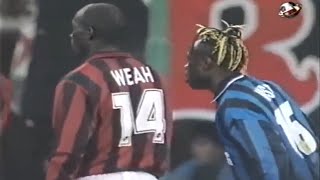 Taribo West (23) vs George Weah (31) - Derby della Madonnina - 22\/03\/1998