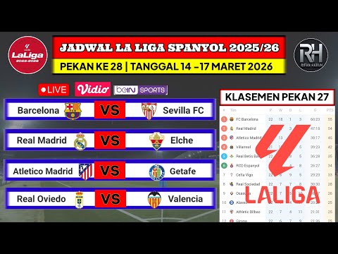 3prize toto wap login x GOTO88 - Jadwal Liga Spanyol 2026 Pekan 28~Barcelona vs Sevilla~Klasemen La Liga 2025-2026 Terbaru~Live