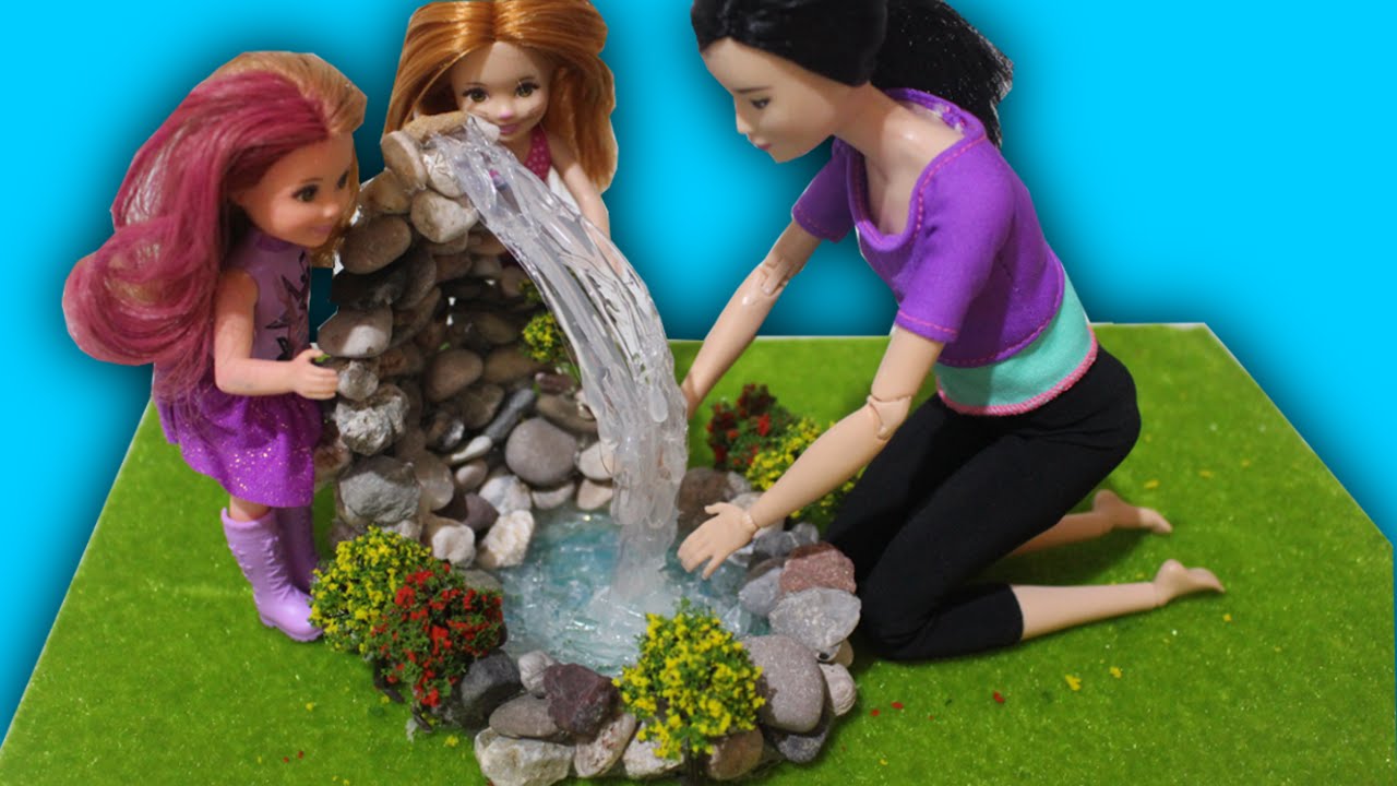 Barbie Şelale Nasıl Yapılır? DIY Yapay Şelale