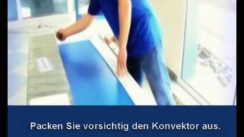 Montageanleitung für MINIB Bodenkonvektoren