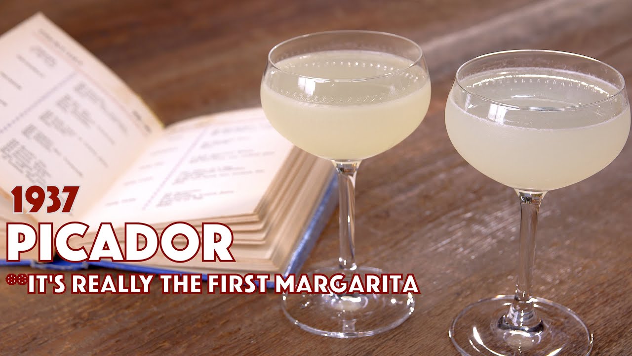 The First Margarita Cocktail?! 1937 Picador Tequila Cocktail Cafe Royal - Cocktails After Dark | Glen And Friends Cooking