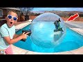 RC CAR DRIVING ON WATER INSIDE GIANT BUBBLE BALL!