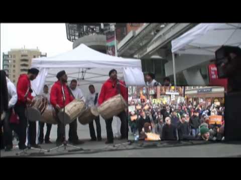 Prorogue Rally Drums & Singers