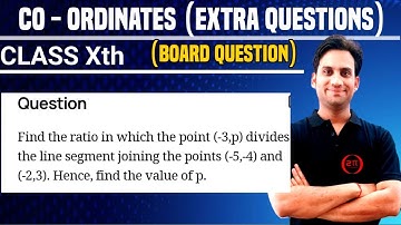 Find the ratio in which the point (-3,p) divides the line segment joining the points (-5, -4) and