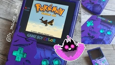 Gameboy color ips v2 Q5 XL Macro game boy gbc custom pokemon