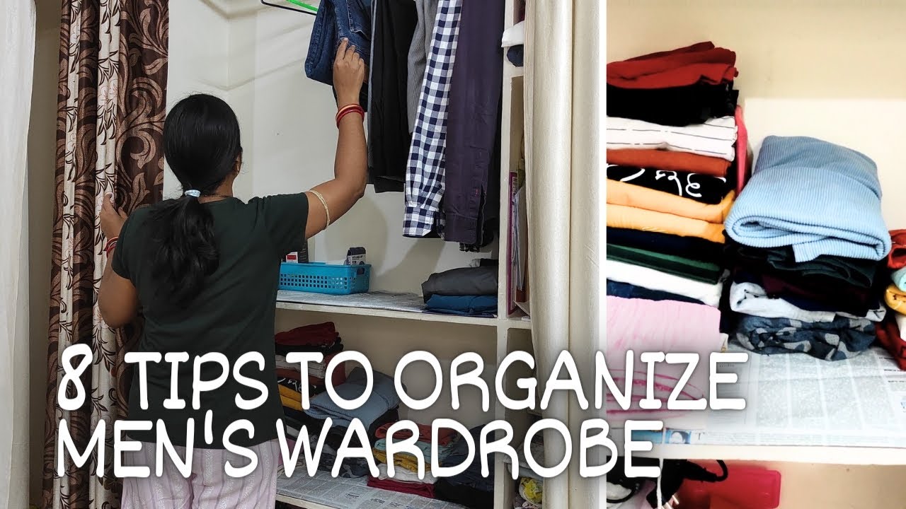 Husband Wardrobe Organization Tips | 8 Easy Organizing Ideas in Odia#odiavlog #cleaningmotivation 