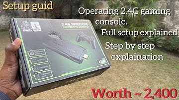 How to setup and operate 2.4G wireless controller gamepad | RRX TECHBOX |