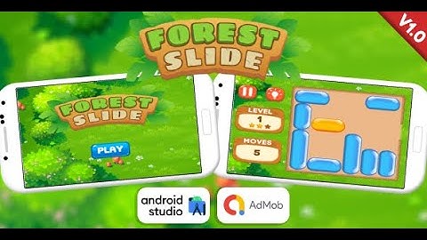 Forest Slide - Slide Puzzle Game Android Studio Project with AdMob Ads + Ready to Publish