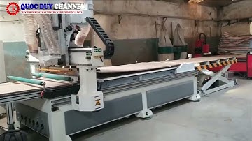 Máy Gia Công Ván CNC Router Có Rulo SM 1325 R1BP AL | Quốc Du