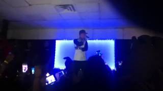 Baeza performing Slip N' Slide