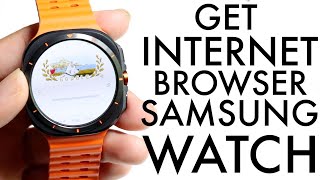 How To Use Internet Browser On Samsung Galaxy Watch! screenshot 3