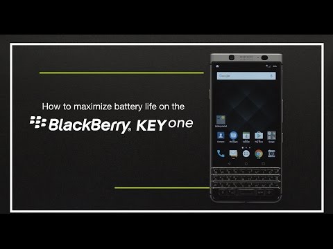 How to maximize battery life on BlackBerry KEYone