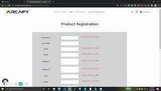 Product Registration Supreme | Update Registration Form