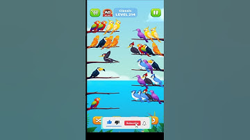 Bird Sort Puzzle l Classic Level 214 l Bird Sort Color Puzzle l Bird Sort Puzzle Challenge #gameplay