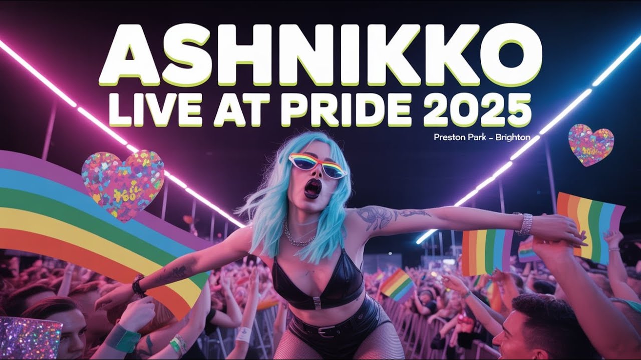 Ashnikko Shuts Down Brighton Pride 2025 with Explosive Live Set at Preston Park