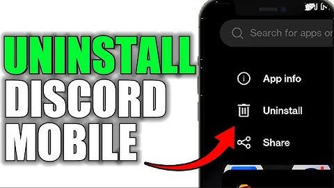 UNINSTALL Discord On Mobile! (FULL GUIDE)
