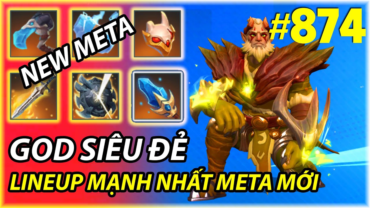 NEW META GOD SIÊU ĐẺ LINEUP MẠNH NHẤT META MỚI| AUTO CHESS MOBILE 874